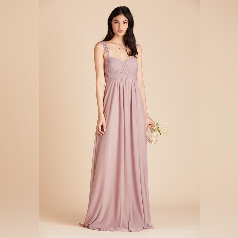 NWT Birdy Grey Maria Convertible Bridesmaid dress mauve small